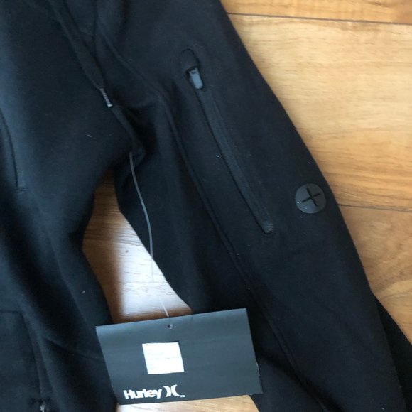 NEW w/tag-HURLEY Warm Fleece Sweatshirt Jacket Detachable Hood SMALL -Cheap Ship - Picture 8 of 8